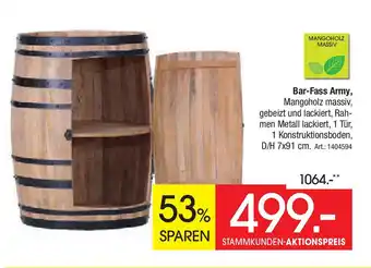 Zurbrüggen Bar-Fass Army Angebot