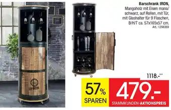 Zurbrüggen Barschrank IRON Angebot