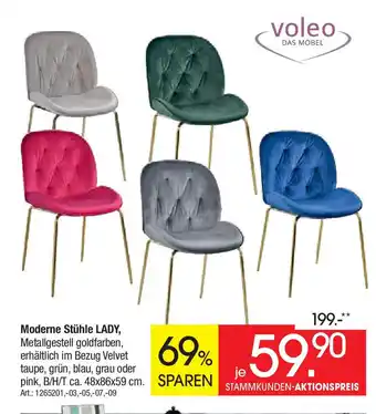 Zurbrüggen voleo Moderne Stühle LADY Angebot