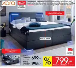 Zurbrüggen xora Breite Boxspringbett Los Angeles Angebot