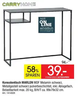Zurbrüggen CARRYHOME Konsolentisch MARLON Angebot