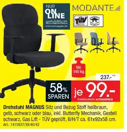 Zurbrüggen MODANTE Drehstuhl MAGNUS Angebot