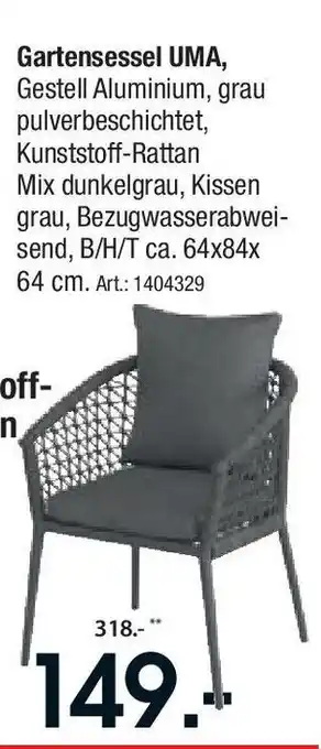 Zurbrüggen ambia Gartensessel UMA Angebot