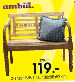 Zurbrüggen ambia Gartenbank WILLIAM Angebot