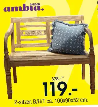Zurbrüggen ambia Gartenbank WILLIAM Angebot