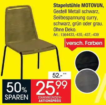 Zurbrüggen Stapelstühle MOTOVUN Angebot