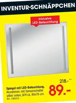 Zurbrüggen Spiegel mit LED-Beleuchtung Angebot