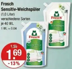 V Markt Frosch Sensitiv-Weichspüler Angebot