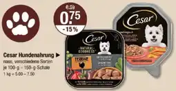 V Markt Cesar Hundenahrung Angebot