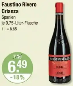 V Markt Faustino Rivero Crianza Angebot