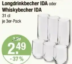 V Markt Longdrinkbecher IDA oder Whiskybecher IDA Angebot