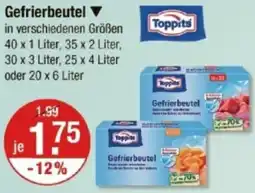 V Markt Toppits Gefrierbeutel Angebot