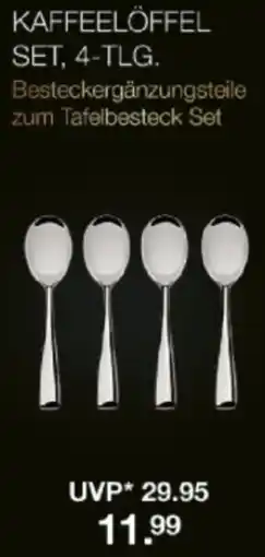 V Markt Kaffeelöffel set, 4-tlg. Angebot