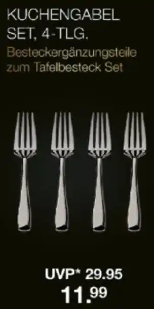 V Markt Kuchengabel set, 4-tlg. Angebot