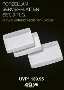 V Markt Porzellan servierplatten set, 3-tlg. Angebot