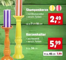 Thomas Philipps Stumpenkerze Angebot