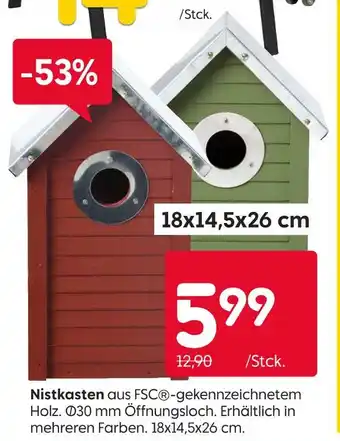 Rusta Nistkasten Angebot