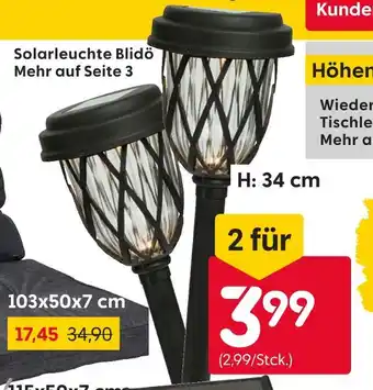 Rusta Solarleuchte blidö Angebot