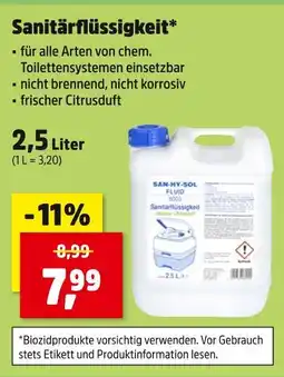 Thomas Philipps San-hy-sol sanitärflüssigkeit Angebot
