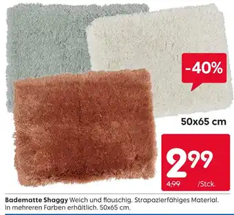 Rusta Badematte shaggy Angebot