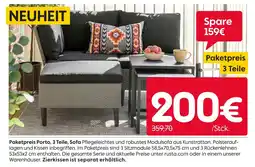 Rusta Paketpreis porto, 3 teile, sofa Angebot