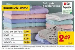 Rusta Testfakta handtuch emma Angebot