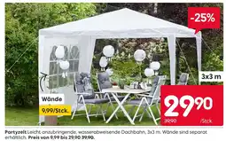Rusta Partyzelt Angebot