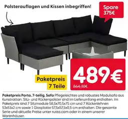 Rusta Paketpreis porto, 7-teilig, sofa Angebot