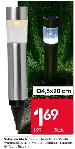Rusta Solarleuchte fårö Angebot