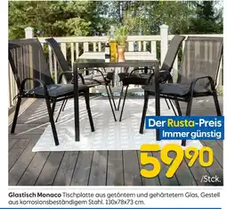 Rusta Glastisch monaco Angebot
