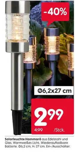 Rusta Solarleuchte hammarö Angebot