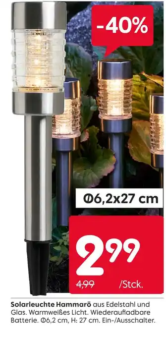 Rusta Solarleuchte hammarö Angebot