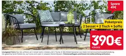 Rusta Loungeset paris Angebot