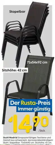 Rusta Stuhl madrid Angebot