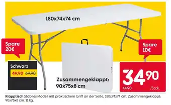 Rusta Klappstisch Angebot