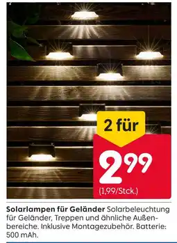 Rusta Solarlampen für geländer Angebot