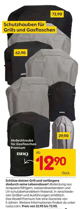 Rusta Schutzhauben für grills und gasflaschen Angebot