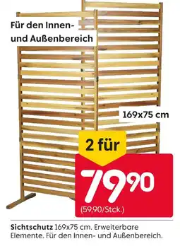 Rusta Sichtschutz Angebot