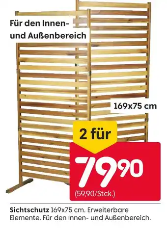 Rusta Sichtschutz Angebot