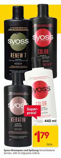 Rusta Syoss shampoo und spülung Angebot