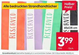 Rusta Strandhandtuch Angebot
