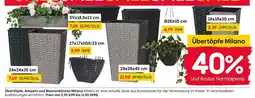 Rusta Milano übertöpfe, ampeln und blumenkästen Angebot