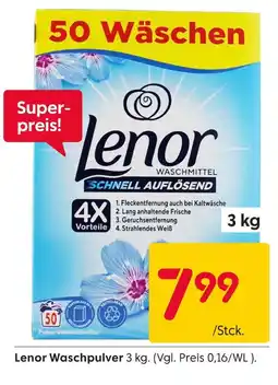 Rusta Lenor waschpulver Angebot