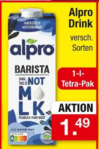 Zimmermann Alpro drink Angebot