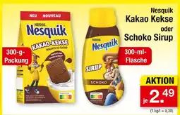 Zimmermann Nesquik kakao kekse oder schoko sirup Angebot