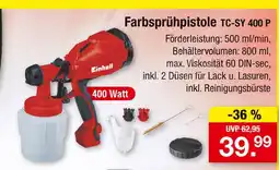 Zimmermann Einhell farbsprühpistole tc-sy 400 p Angebot