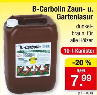 Zimmermann B-carbolin zaun- u. gartenlasur Angebot