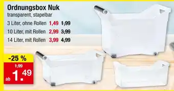 Zimmermann Nuk ordnungsbox Angebot