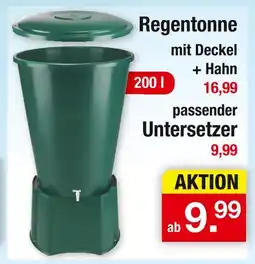 Zimmermann Regentonne mit deckel + hahn Angebot