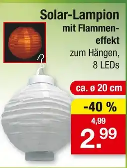 Zimmermann Solar-lampion Angebot